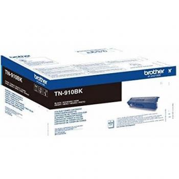 Brother TN910BK - Cartucho de Tóner Ultra Jumbo Original, Color Negro, Capacidad de 9000 Páginas, Compatible con Modelos Específicos