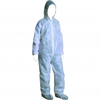 Buzo de Trabajo Blanco Desechable de Polipropileno | Talla L para pintar