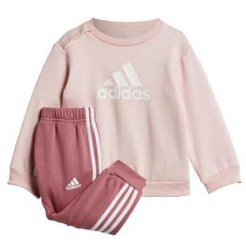 Chándal para bebés Adidas Badge of Sports Logo Rosa (80)