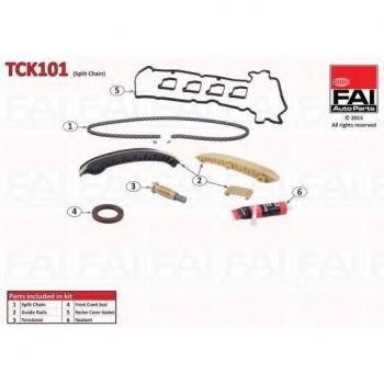 Kit de cadena de distribución FAI AutoParts TCK101
