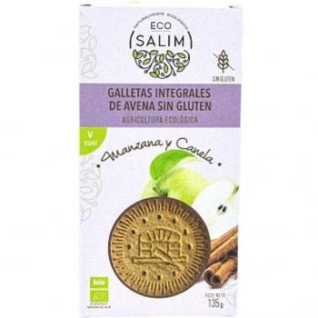 Galletas de Avena con Manzana y Canela Sin Gluten 135g Eco Salim