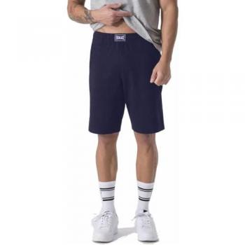 Bermuda Hombre Heavy Jersey Navy Everlast, pantalones cortos deportivos y de tiempo libre, color navy, material heavy jersey