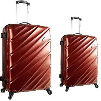Set Trolleys Cabina + Mediana Unik Revolution Alpha Color Rojo