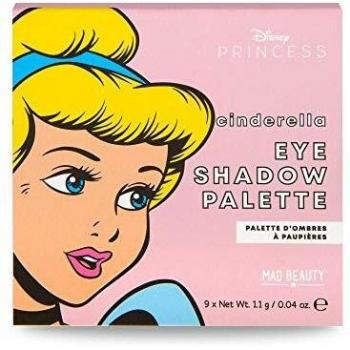 MAD Beauty Paleta de Sombras de Ojos Princesa Cenicienta, Disney Pop Princess Mini Eyeshadow Palette Cinderella, Multicolor