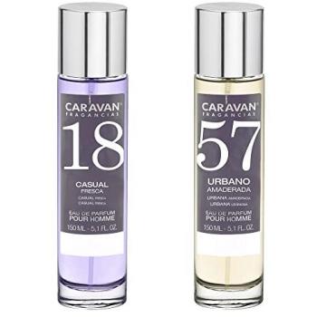 Set de 2 Perfumes Caravan Hombre Nº57 y Nº18 Multicolor