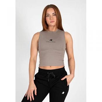 Gorilla Wear Livonia Women's Beige Tank Top
