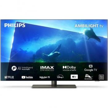 Philips 65OLED818/12 65 OLED TV UltraHD 4K Ambilight 3 lados Google TV P5 AI Intelligent HDR10+ Dolby Vision Smart TV