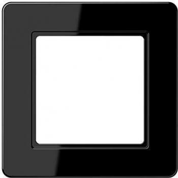 JUNG A Flow Single Gang Black Frame