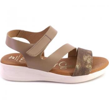 OH MY SANDALS 5402-2492 Sandalias de mujer taupe PIEL 524