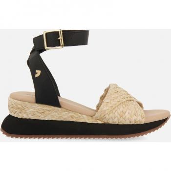 Sandalias de cuña de mujer Gioseppo con pala trenzada de yute y hebilla ajustable