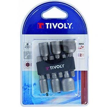 TIVOLY 11501920001 - Juego ASS 6 Llaves de vaso 6-8-8-10-12-13 largo 38 mm