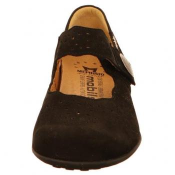Zapatos Mephisto Fabienne - Manoletinas de Piel de Máxima Calidad, Color Negro, Talla 40