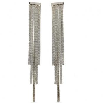 Pendientes Luxenter Africa Basic de aleación de metales bañados en oro amarillo