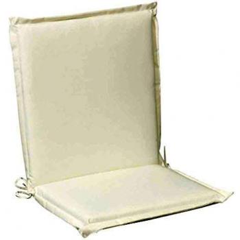 PAPILLON Cojín para Sillon Bajo 95x52x5 cm. Beige Desenfundable