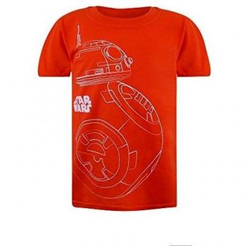 Star Wars Bb8 Outline Camiseta, Naranja