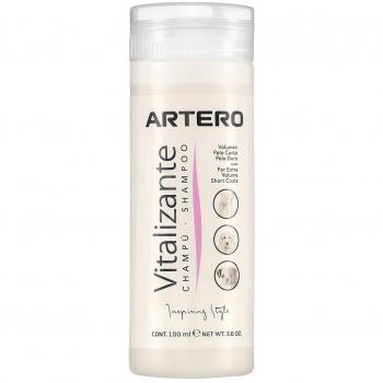 ARTERO - Champú Vitalizante para Perros y Gatos de Pelo Corto, Duro, Rizado, Ondulado y que Requieren Volumen - 100 ml
