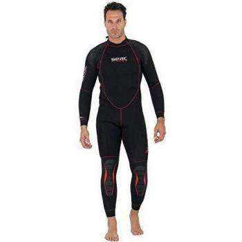 SEAC Alfa 5.0 Traje de Buceo en Neopreno de 5 mm para Hombre, Adultos Unisex, Negro, L
