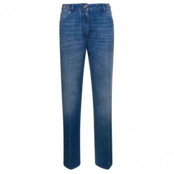 Versace Women's Boyfriend Jeans in Denim | Size 25 | 10126341A07079 Color 1D030