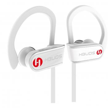 Hbuds Auriculares Inalambricos Bluetooth Deportivos 4.1 H1 con Micrófono y Cancelación de Ruido y Impermeables IPX7 para Hacer Correr Running Compatible con iPhone Sony Huawei Samsung