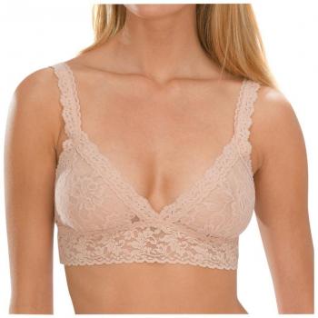 Hanky Panky Signature Lace Crossover Bralette - Chai - Size: Medium