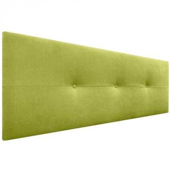 Cabecero Tapizado AQUALINE Pro de Polipiel o Tela en Color Pistacho, 135x50cm para Camas de 120/135/140 cm