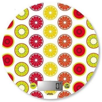 Pebbly Báscula Circular electrónica, Multicolor