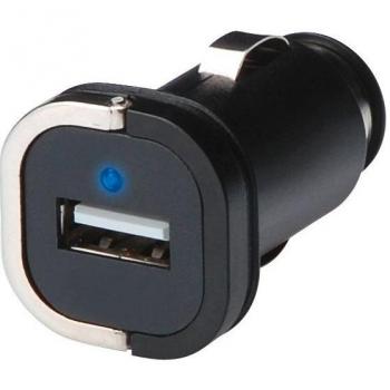 Ednet 31800 - Cargador (Auto, Universal, Encendedor de cigarrillos, Negro, 12 - 24V, 5V)