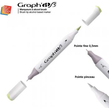Marcador de alcohol Graph'It Brush 8220 - Pistacho