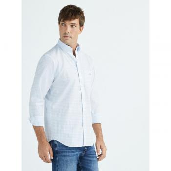 Gant Men's Regular Fit Long Sleeve Gingham Poplin Shirt