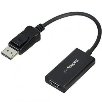 StarTech.com DisplayPort to HDMI Adapter - 4K 60Hz HDR10 Active DisplayPort 1.4 to HDMI 2.0b Video Converter - 4K DP to HDMI Adapter Dongle for Monitor/Display/TV - Latching DP Connector