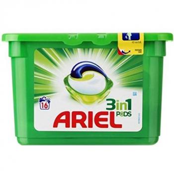 Ariel Detergente 3 in1 Pods – Regular – 16 Unidades)