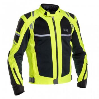 Chaqueta de Moto Richa Airstorm WP Impermeable Amarillo Fluo y Negro (S)