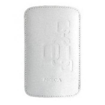 Funda Nokia CP-342 para Smartphone en Piel Blanca