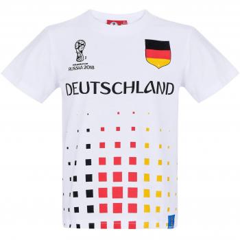 2018 FIFA World Cup Chicos Camiseta Manga Corta - Blanco - 104