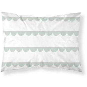 Funda de almohada Kids&Cotton Guildo Menta 175 Hilos 30 x 50 cm