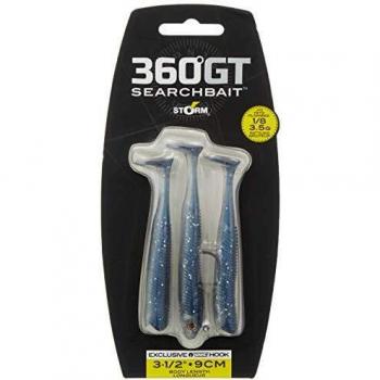 Storm 360 GT searchbait Minnow Pesca Cebo, 360GT Searchbait Minnow 3.5, True Blue, 1/8 oz/3.5