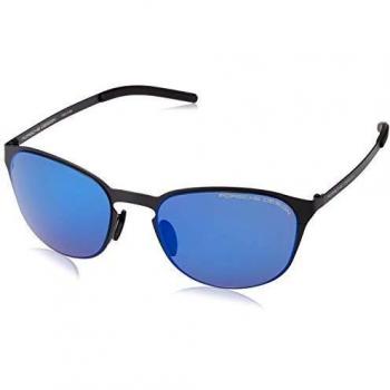 Porsche Gafas graduadas Design P 8666 A V 279 E 88 Negro/Azul, Plata Espejo
