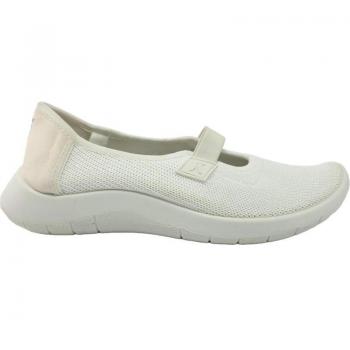 Cómoda bailarina deportiva mujer Arcopedico CIBELE en suave y fresco tejido tricotado blanco adaptable, suela ligera, sistema Doble Arco para asegurar el apoyo, altura tacón bajo (3-5 cm), referencia