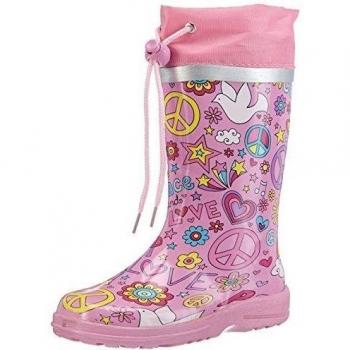 Beck Peace - Botas de goma de goma niña, color rosa, talla 23