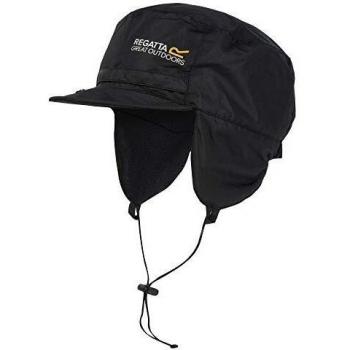 Regatta - Gorro para Hombre Acolchado con Aislamiento Impermeable y Ajustable, Hombre, Accesorio para la Cabeza, RMC059 80075, Negro, L-XL