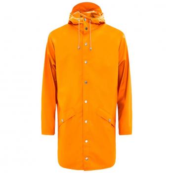 Rains Long Jacket Fire Orange-S/M