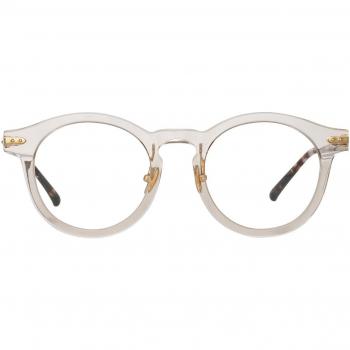 Linda Farrow PARLER LF80A Asian Fit C3 Men's Eyeglasses Clear Size 47 - Frame Only - Blue Light Block Available