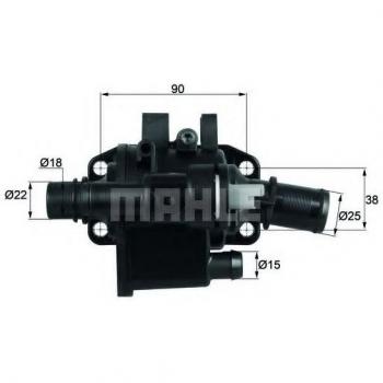 Termostato MAHLE ORIGINAL TH 42 83, refrigerante, compatible con múltiples modelos de vehículos, fabricado con materiales de alta calidad para garantizar un rendimiento óptimo y duradero