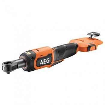 Llave de carraca sin escobillas AEG 18V 1/4, par máximo 61Nm, velocidad de 0-340rpm, gatillo de velocidad variable (sin batería ni cargador)