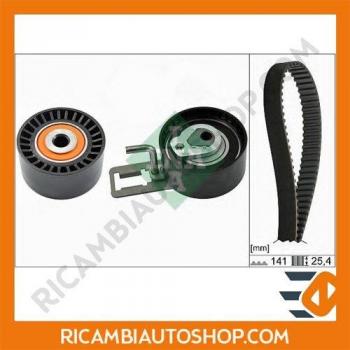 Kit de poleas INA con correa de distribución para Ford Fiesta VI 1.5 TDCi (09.2012 ->) 530061110