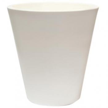 Maceta Corsa 60 cm Blanca - Resistente a Impactos y Duradera