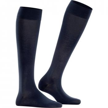 Falke Women's Basic Cotton Knee High Socks - Dark Navy