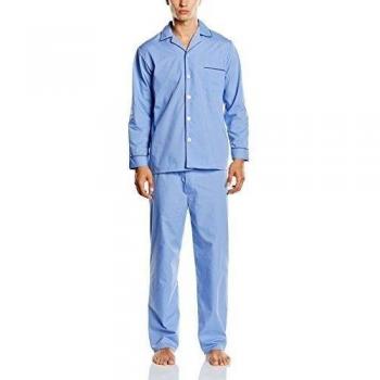 Alan Brown - Pijama para hombre, color azul, talla xl