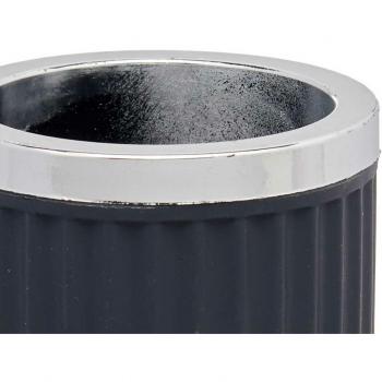 Berilo-Vaso Portacepillos de Dientes Antracita Plástico 32 unidades