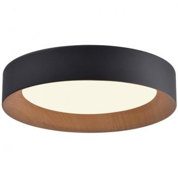 Plafón de techo LED Lili Negro 48W 2650Lm 3000K